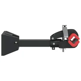 vidaXL Fahrrad-Montageständer Wandmontage Klappbar Rot Schwarz Stahl