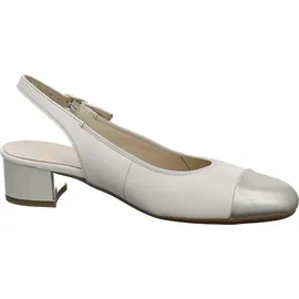 ARA Damen Nizza Pumps, Platin,MARMOR, 38,5 EU Weit