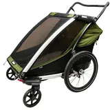 Thule Kinderanhänger Chariot Cab 2 aluminium/cypress green 2021