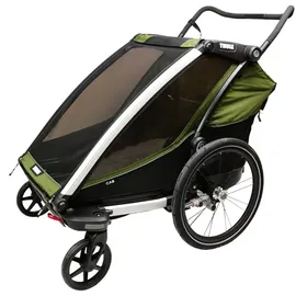 Thule Kinderanhänger Chariot Cab 2 aluminium/cypress green 2021