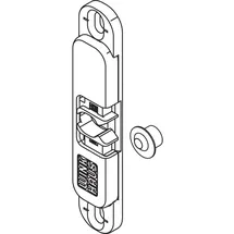 Winkhaus Balkontürschnapper BK.Z-8 mit 8 mm Zapfen, Montage am Stulpflügel