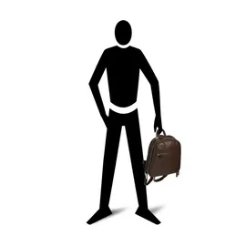 Picard Luis Backpack Cafe dunkelbraun