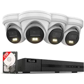 Hilook 6 MP Überwachungskamera Set Weiß