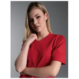 TRIGEMA Damen, V DELUXE Baumwolle T-Shirt Rot (kirsch), 036), 48 (Herstellergröße: XL, - XL