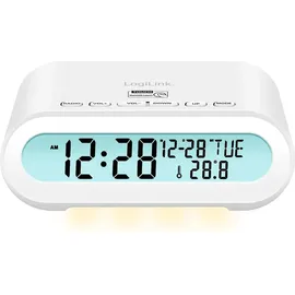 Logilink SC0121W Radiowecker Weiß