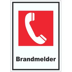 Brandmelder Aufkleber A2 (420x594mm)