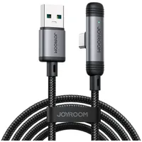 Joyroom S-A56 EnjoyX Series 90° USB-A - USB-C 3A Kabel 1.2m - Schwarz