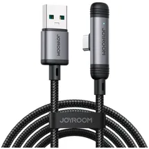 Joyroom S-A56 EnjoyX Series 90° USB-A - USB-C 3A Kabel 1.2m - Schwarz