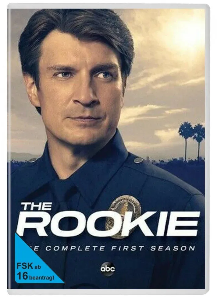DVD The Rookie - Staffel 1 | TV-Serie mit Nathan Fillion & Action | 853 Min | FSK 16 | 2019 USA
