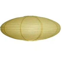 Nordlux Villo 1-flg. 60 cm Papier gelb