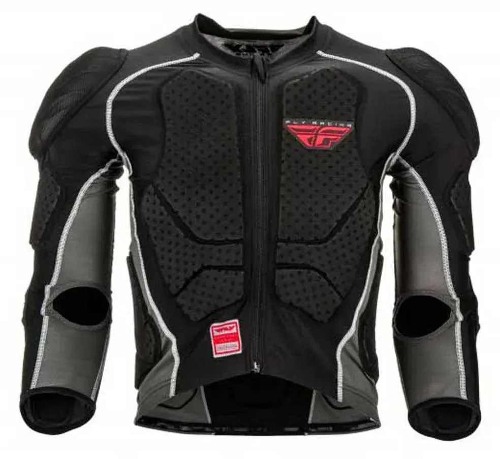 Fly Racing Barricade Langarm-schutzjacke - Black - S