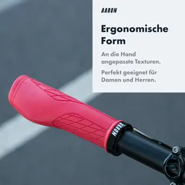 Aaron Fahrradgriffe Ergonomisch Rot