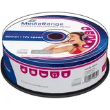 MediaRange CD-R 700MB|80min 12-fache Schreibgeschwindigkeit, 25er Cakebox