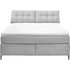 Set One by Musterring Boxspringbett Fairfield 160 x 200 cm Stoff Dove