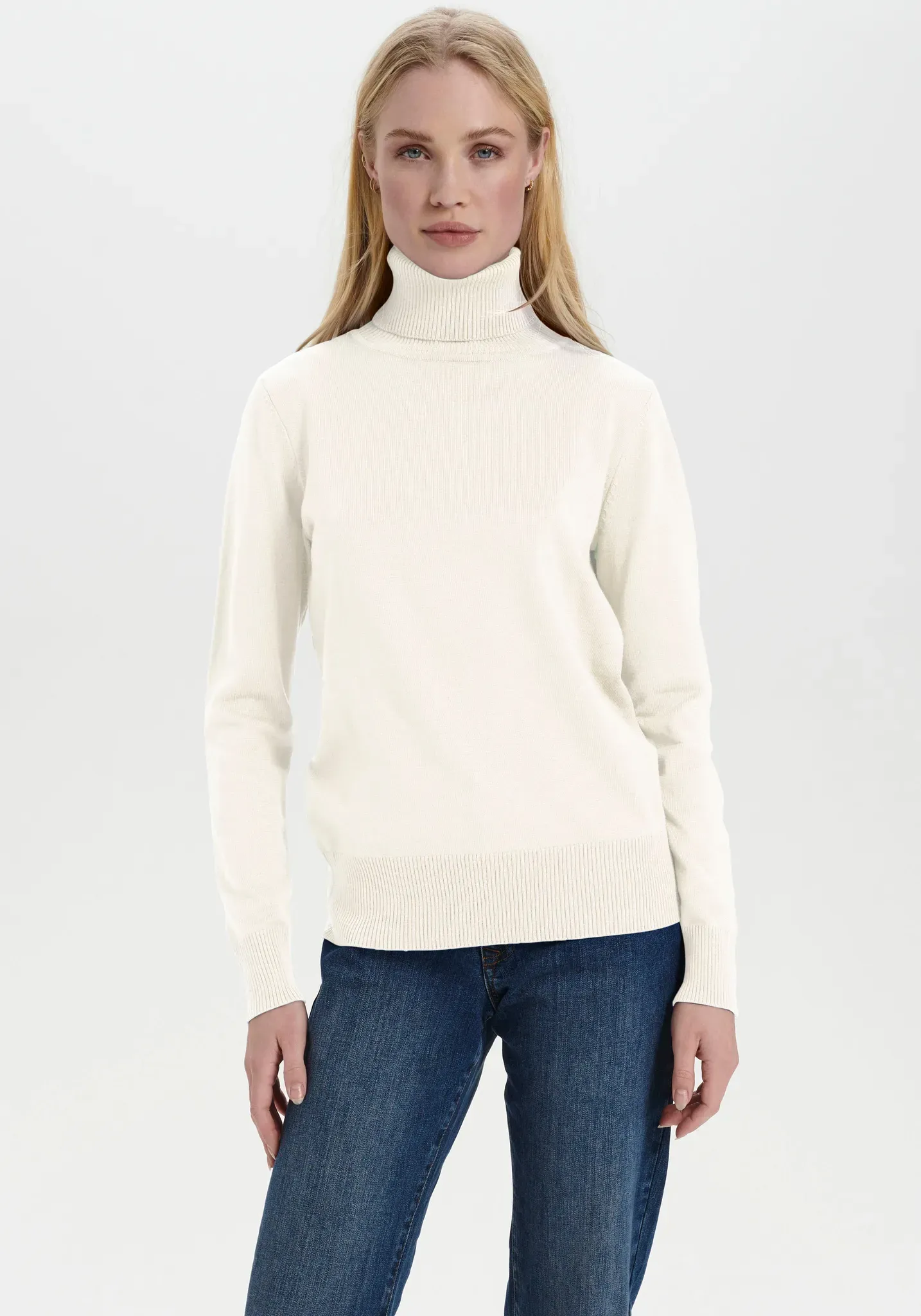 Saint Tropez Rollkragenpullover »MilaSZ J2046«, Trageangenehme Qualität mit Viskose Saint Tropez ice XS (34)