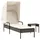 vidaXL Sonnenliege 200 x 58 x 130 cm Braun