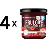 ALLNUTRITION Frulove Choco In Jelly, 300 g Glas, Strawberry
