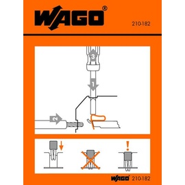 WAGO 210-182 Handhabungsaufkleber 100St.