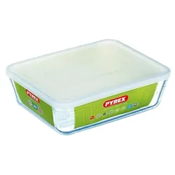 Pyrex Schale, Standseiher, Borosilikat, transparent, 4l, rechteckig, Höhe:9cm