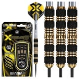 WINMAU XTREME 2 Steeldart, 3er-Set, 23 g - Schwarz