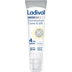 Ladival Aktiv Sonnenschutz Creme & Stift Lsf50+ 30 ml