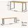 Outsunny Sitzgruppe 3-tlg. Beige