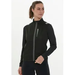 Softshellweste ENDURANCE "Julliet", Damen, Gr. 38, schwarz, 100% Polyester, sportlich, hoch geschlossener Ausschnitt, Westen, mit reflektierenden Elementen