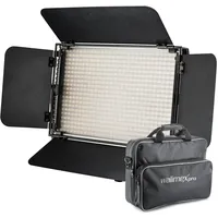 Walimex Niova 600 Plus Flächenleuchte, Studioleuchte, Videoleuchte, Dauerlicht, Schwarz