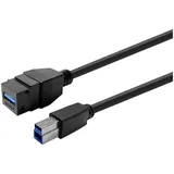 Vivolink Keystone Black USB3.0 A-Female to B-Male (PROKEYUSB3AFBM1B)