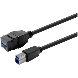 Vivolink Keystone Black USB3.0 A-Female to B-Male (PROKEYUSB3AFBM1B)