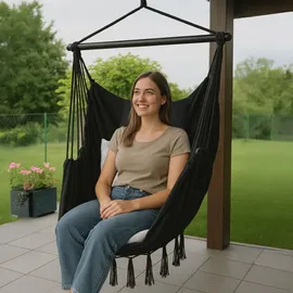 outtec Hängesessel Schwarz