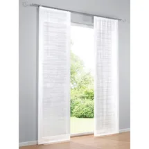 Heine Schiebevorhang in weiß | Gr.: 145-x-60-cm