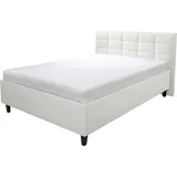 Alina Polsterbett »Ricardo« Füße schwarz weiß