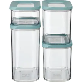 Mepal Modula 4-teiliges Set grün 2 x 1,0 l, 1 x 1,5 l, 1 x 0,425 l