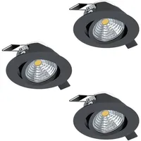 EGLO SALICETO LED Punktstrahler schwarz