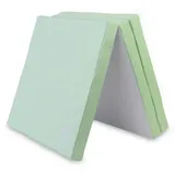 JEFlex - grün/graue klappbare Weichbodenmatte & Turnmatte 180 x 60 x 6 cm MADE IN GERMANY/faltbare Gymnastikmatte/platzsparende Fitnessmatte & faltbare Yogamatte/dicke Sportmatte für Kinderzimmer