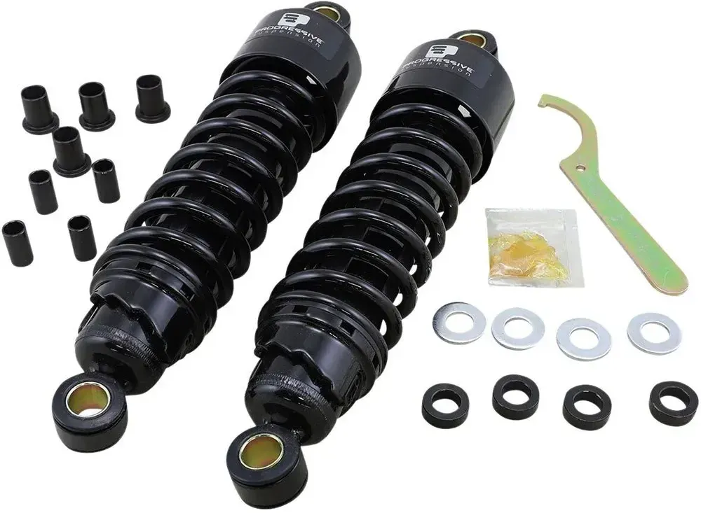 Progressive Suspension Progressive 412 Series American-tuned Gas Harley Davidson 412-4074b Stoßdämpfer - Black - 292.1 mm