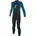 O Baby Toddler II 2mm Back Zip Full Wetsuit Slate/Light Aqua/Ocean 2