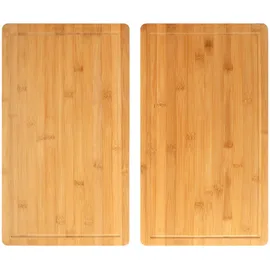 bremermann Herd-Abdeckplatte 2er Set Braun