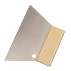 mako Kleberspachtel Trapezform KOMFORT 18 cm / glatt, Qualitäts-Bandstahl