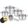 ELO Excellent Topf-Set 6-tlg. 3 x Fleischtopf + Bratentopf + Kasserolle  inkl. Untersetzer