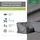 mehr Garten Abdeckung Dining Ecklounge 305 x 305 x 100 cm Grau