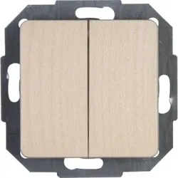 Kopp 618539084 MILANO - Serienschalter, Farbe: ahorn