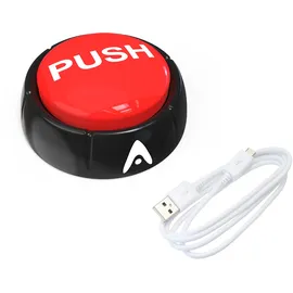 Senfine USB Sound Button – Freely Playable Buzzer for Office Fun – from Bullshit to Panic Everything is Possible