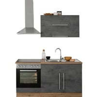 Held Küchenzeile Samos E-Geräte 160 cm weiß