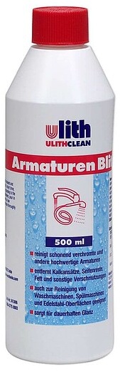 Ulith Clean Armaturen-Blitz - Reinigt und entkalkt für dauerhaften Glanz - 500 ml - 247006 ** 1l/8,98 EUR