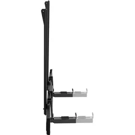 Logilink BP0205 - Universelle Soundbar Halterung, 86–155 mm tief, Farbe: Schwarz