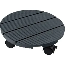 Versele-Laga Pflanzenroller Rund Ø30 cm Anthrazit Holz