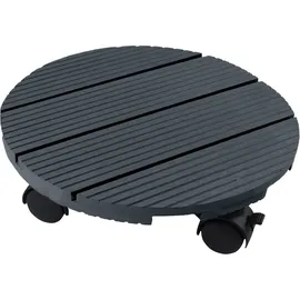 Versele-Laga Pflanzenroller Rund Ø30 cm Anthrazit Holz