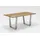 Niehoff Noah Gartentisch 160 x 95 x 76 cm Teak geölt/silber